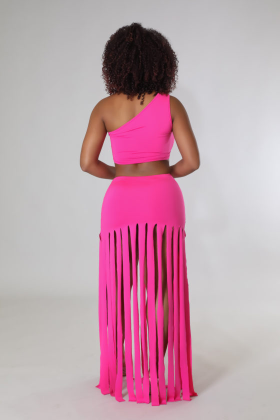 Pretty Lil' Fringe Skirt Set - Image 2