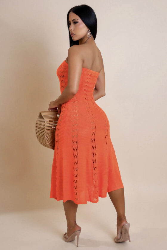 Isla Lace Knit Dress - Image 2