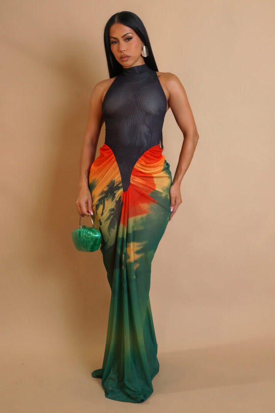 Tropical Sunset Maxi - Image 5