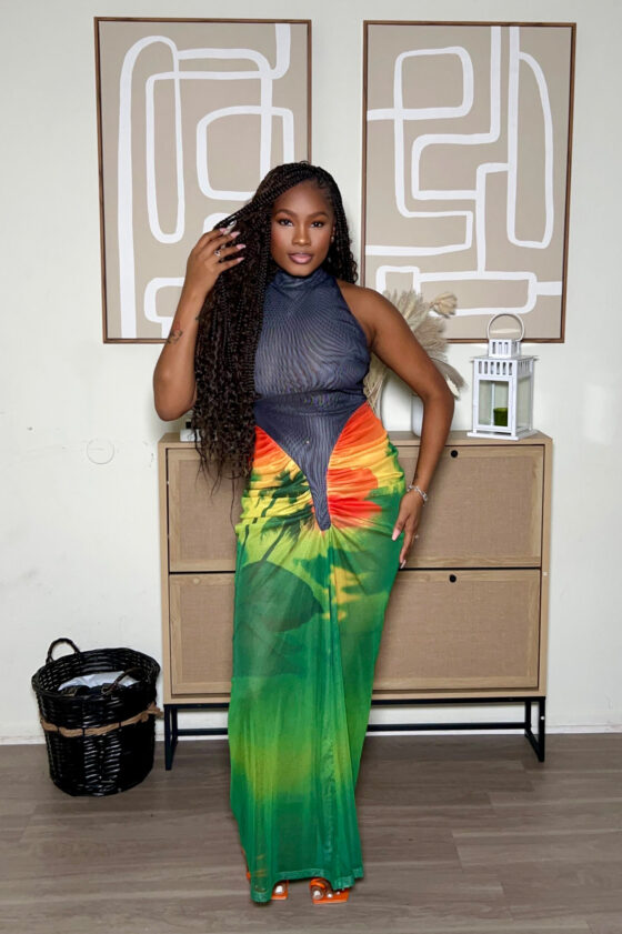 Tropical Sunset Maxi