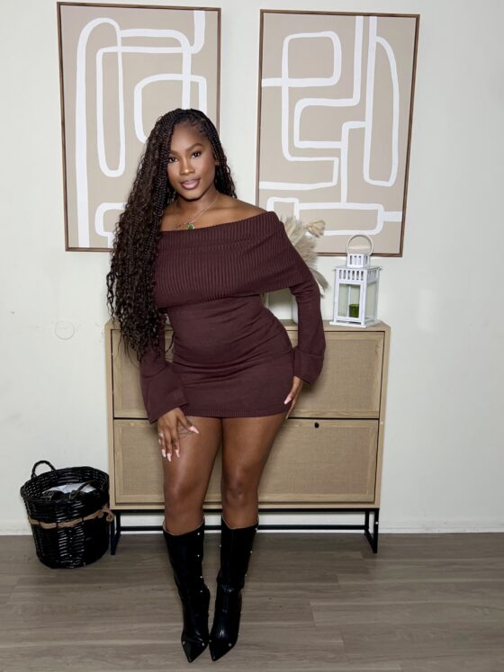 Fall for me sweater dress