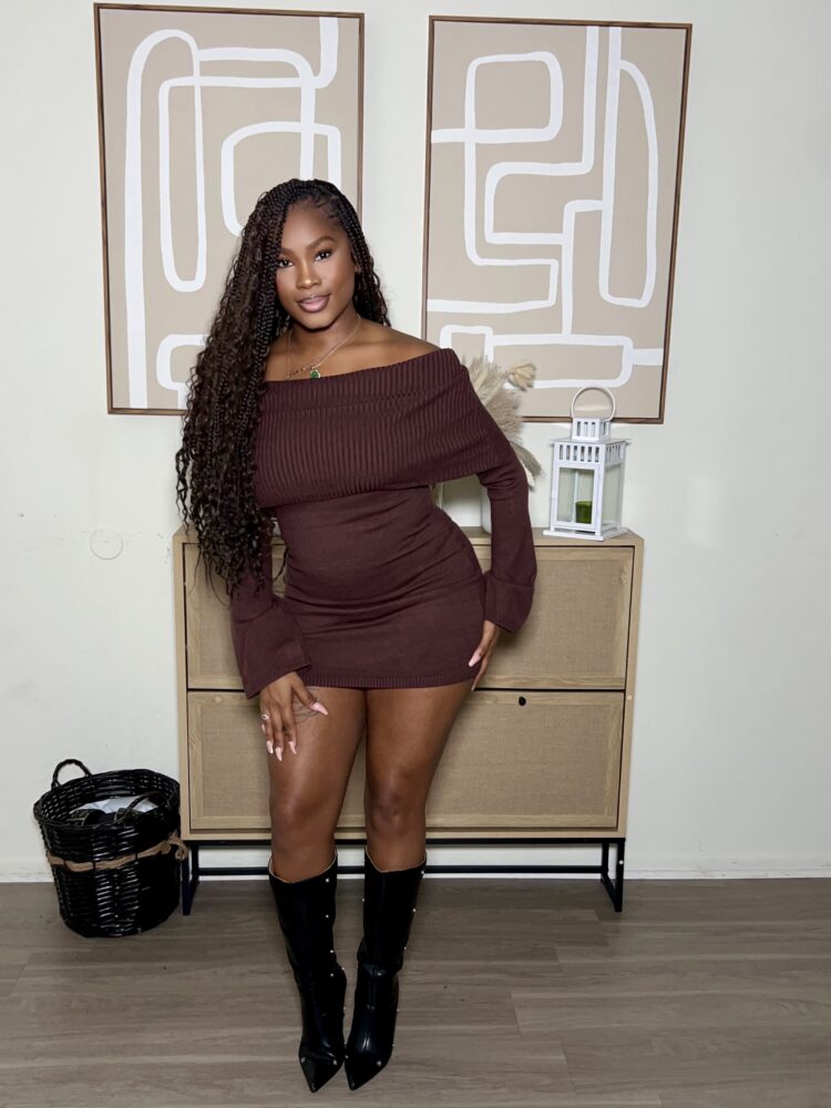Fall for me sweater dress