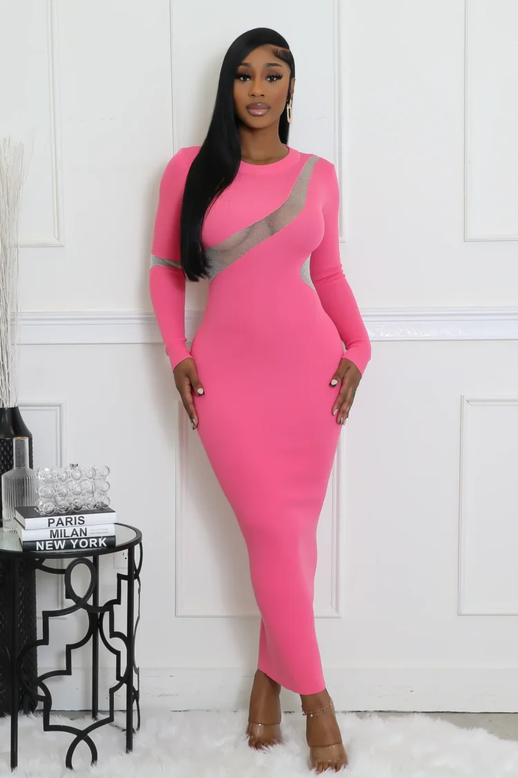 Bubblegum Midi Dress