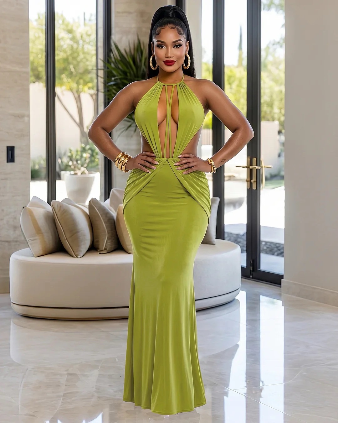 Olive Allure Maxi - Image 3