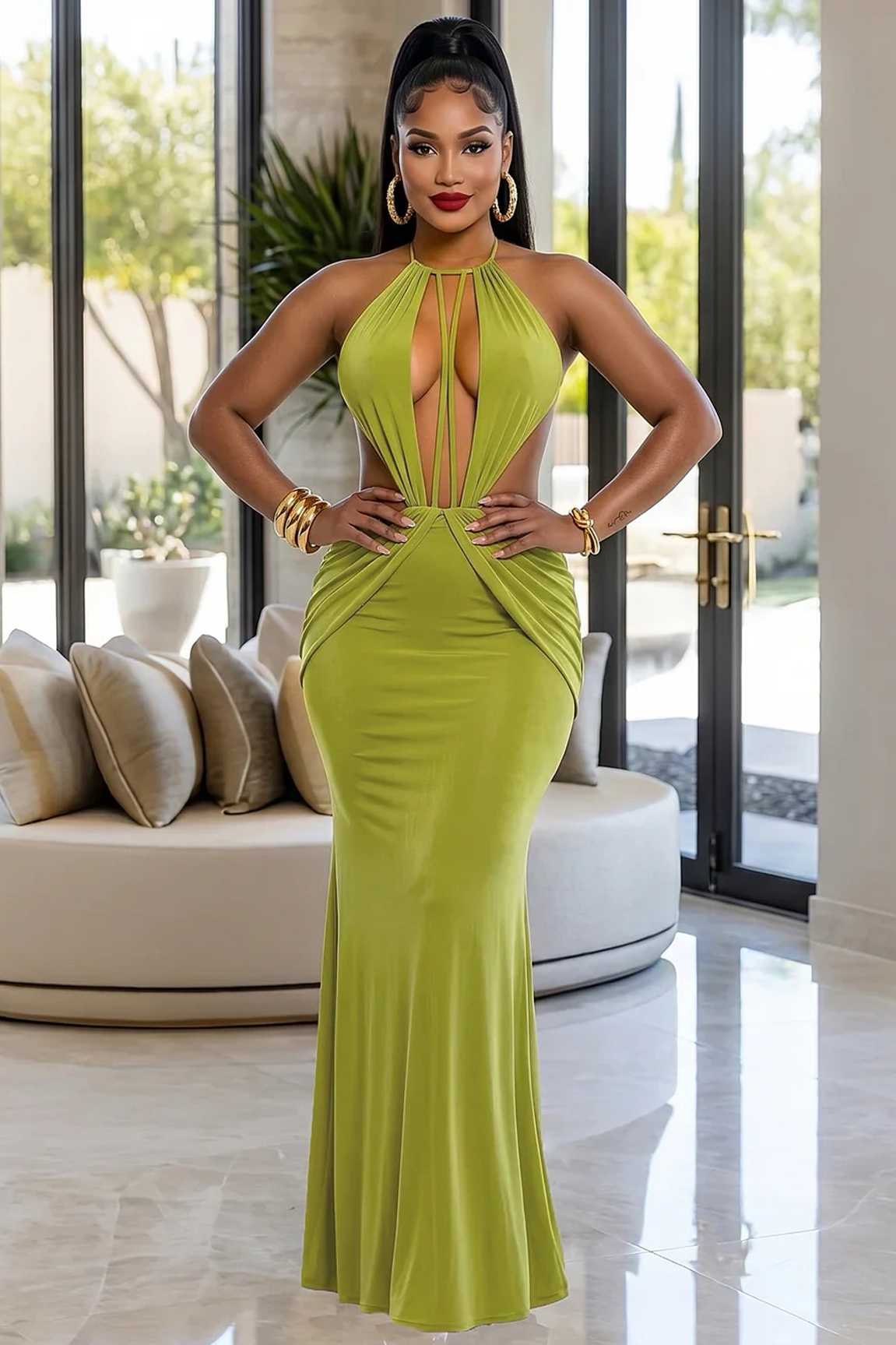 Olive Allure Maxi - Image 3