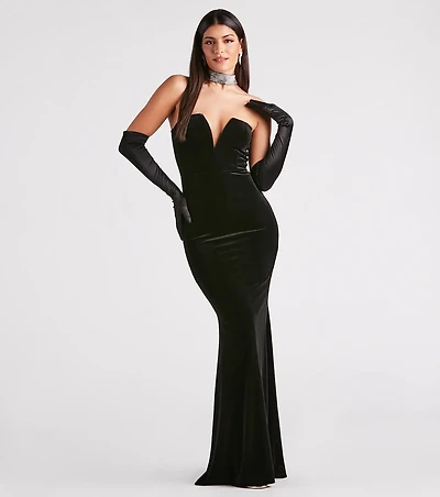 Dandridge Velvet Gown